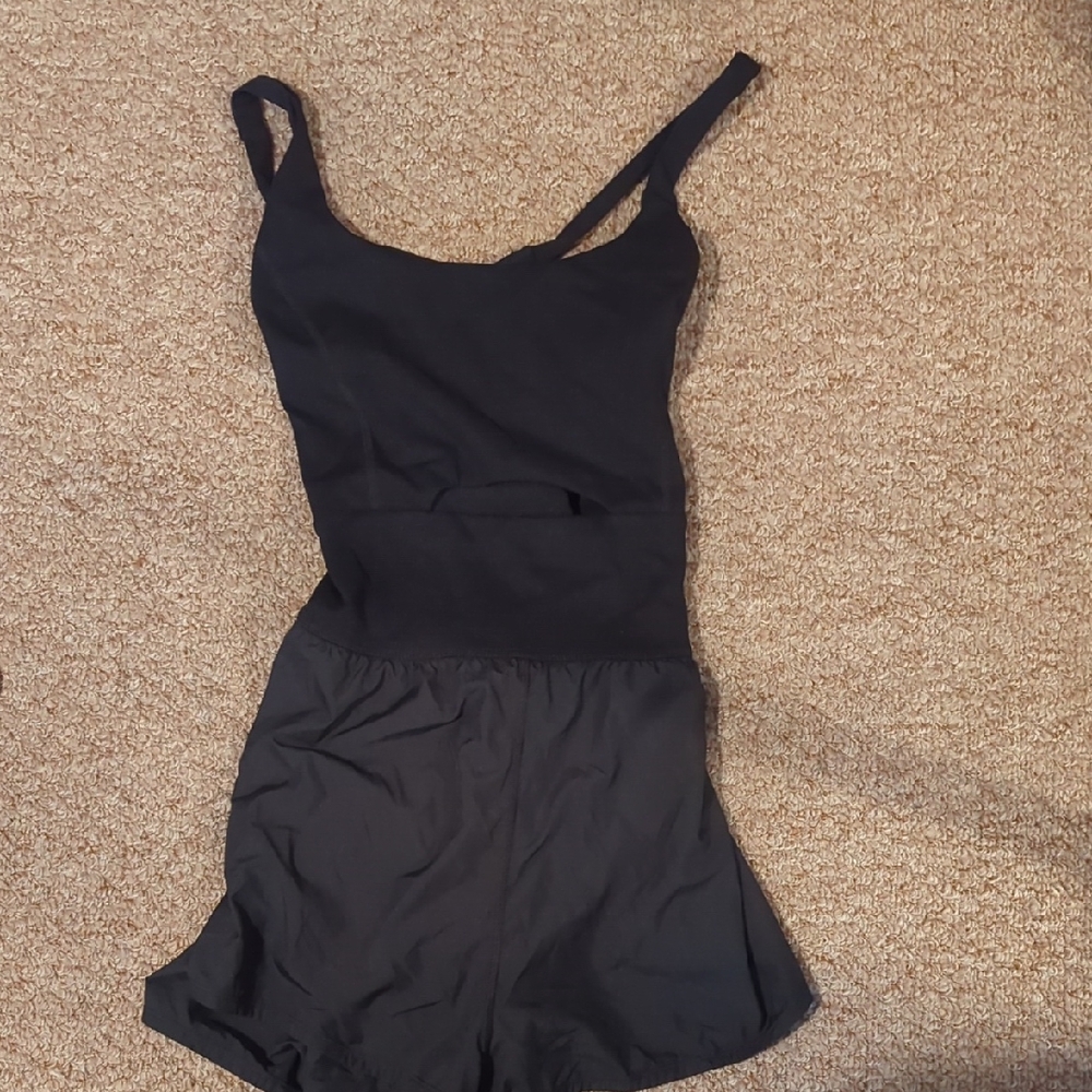 Elegant Black Women's Sleep Romper